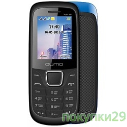 Мобильные телефоны QUMO QUMO Push 180Dual black/blue