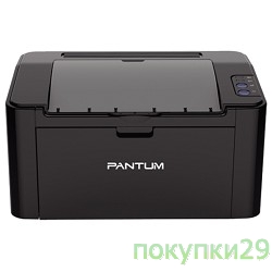 Pantum Pantum P2207 (принтер, лазерный, монохромный, А4, 20 стр/мин, 1200 X 1200 dpi, 64Мб RAM, лоток 150 листов, USB, черный корпус)