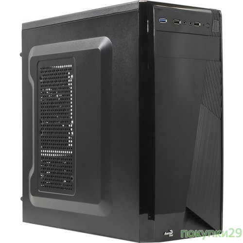 Корпус Miditower Aerocool"Cs-1101 Black"ATX/micro ATX / mini ITX, USB3.0 (без БП) 58126
