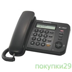 Телефон KX-TS2358RUB (черный)