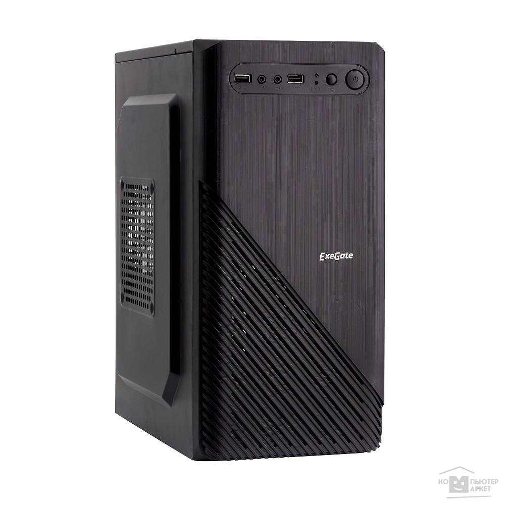 Корпуса Exegate EX277798RUS Корпус Minitower BAA-103 Black, mATX,<AAA400, 80mm>, 2*USB, Audio