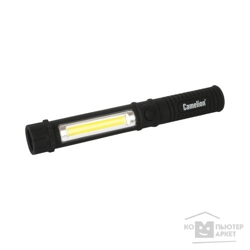 CamelionФонари Camelion LED51521 (фонарь-ручка,  COB LED+1W LED, 3XR03, пластик, магнит, клипса, блистер)