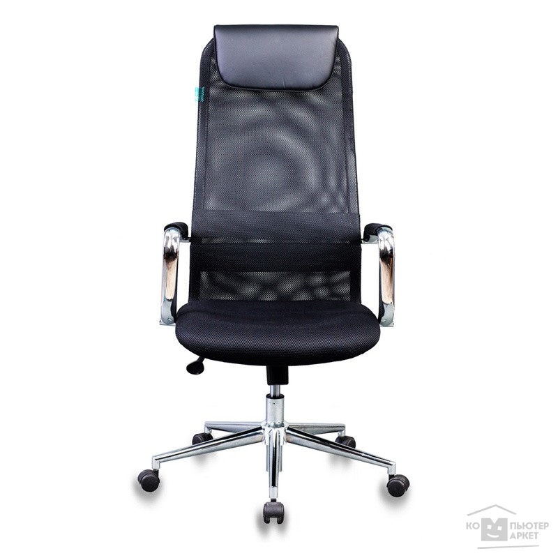 Офисное кресло или стул Кресло руководителя Бюрократ KB-9N/BLACK черный TW-01 TW-11 сетка крестовина хром 1140271