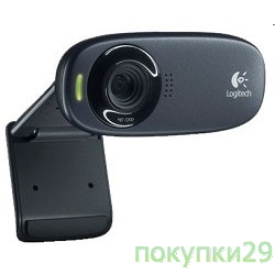 Цифровая камера 960-000638 Logitech HD Webcam C310, USB 2.0, 1280*720, 5Mpix foto, автофокус, Mic, Black