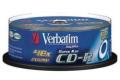 Диск 43352 Диски CD-R Verbatim 25 шт. 52-x 700Mb, Cristal AZO, Cake Box
