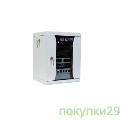 Монтажное оборудование ЦМО Шкаф телекоммуникационный настенный 10"12U, (350х255)