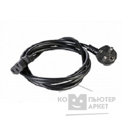 Аксессуар ЦМО Шнур (кабель) питания с заземлением IEC 60320 C13/EU-Schuko, 10А/250В (3x1,0), длина 3 м. (R-10-Cord-C13-S-3)