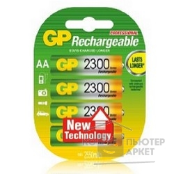 Аккумулятор GP Rechargeable NiMH 230AAHC 2300mAh AA (4 шт. в уп-ке)