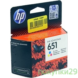 Расходные материалы HP C2P11AE Картридж №651, Color