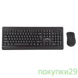 Клавиатура Oklick 270M black USB, Клавиатура + мышь