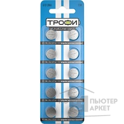 Батарейка ТРОФИ G12 (386) LR1142, LR43 (200/1600/153600)