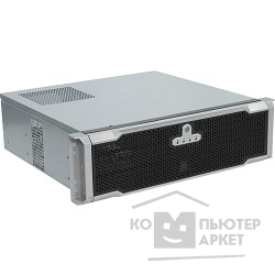 Корпус Procase EM338D-B-0 Корпус 3U Rack server case, дверца, черный, без блока питания, глубина 380мм, MB 12"x9.6"