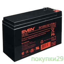 Батарея Sven SV1290 (12V 9Ah)  батарея аккумуляторная