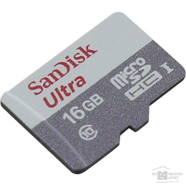 Карта памяти  Micro SecureDigital 16Gb SanDisk SDSQUNS-016G-GN3MN