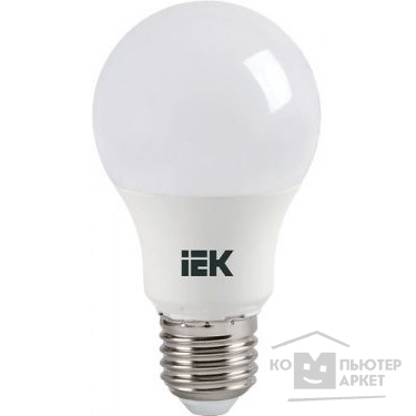 светодиодные лампы  Iek LLE-A60-9-230-30-E27 Лампа светодиодная ECO A60 шар 9Вт 230В 3000К E27 IEK