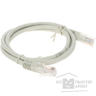 Коммутационный шнур Cablexpert Патч-корд медный UTP PP10-1M кат.5, 1м, литой, многожильный (серый)