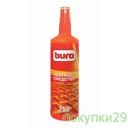 Чистящие средства  BURO BU-Snote Спрей BURO для чистки ноутбуков, 250мл.