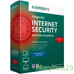 Коробочное программное обеспечение KL1941RBBFS Kaspersky Internet Security Multi-Device Russian Edition. 2-Device 1 year Base Box