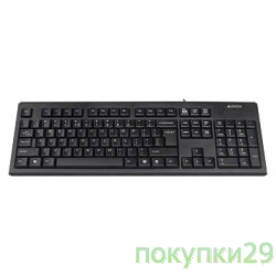 Клавиатура Keyboard  A4tech KR-83 black USB, проводная USB, 104 клавиши